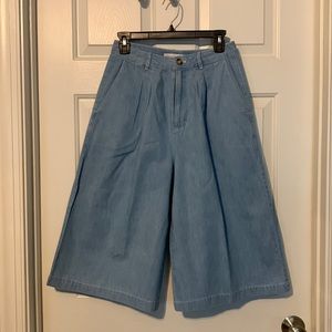 Anthropologie Pilcro Denim Culottes